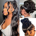 360 Full Lace Body Wave Wig | Invisible Drawstring Invisi Strap | Glueless | Brazilian Remy Hair | 180% & 250% Density | 18"-36" | VS HAIR