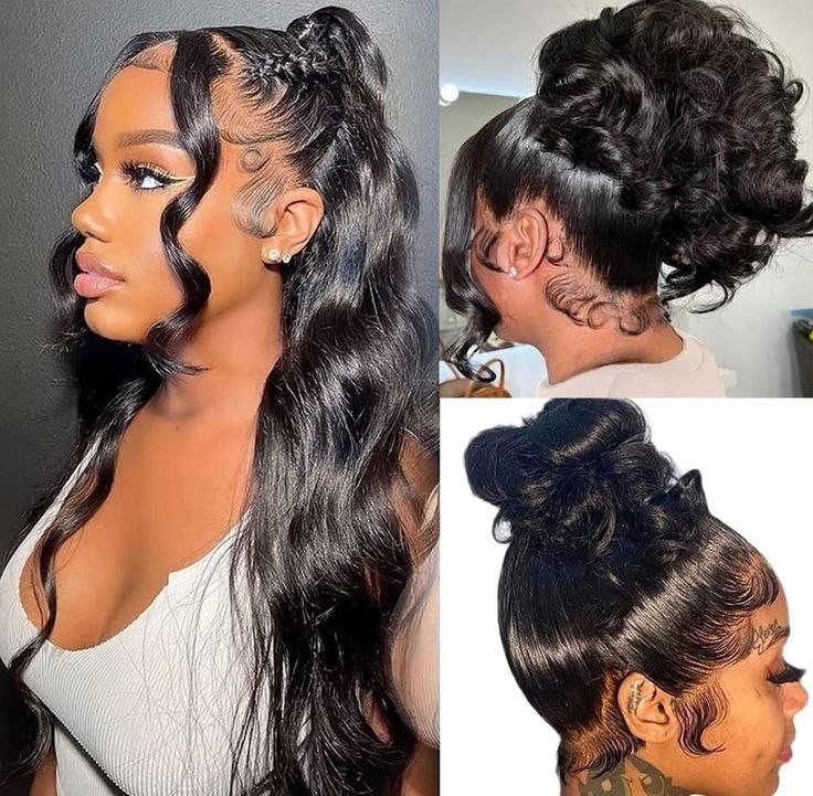 360 Full Lace Body Wave Wig | Invisible Drawstring Invisi Strap | Glueless | Brazilian Remy Hair | 180% & 250% Density | 18"-36" | VS HAIR