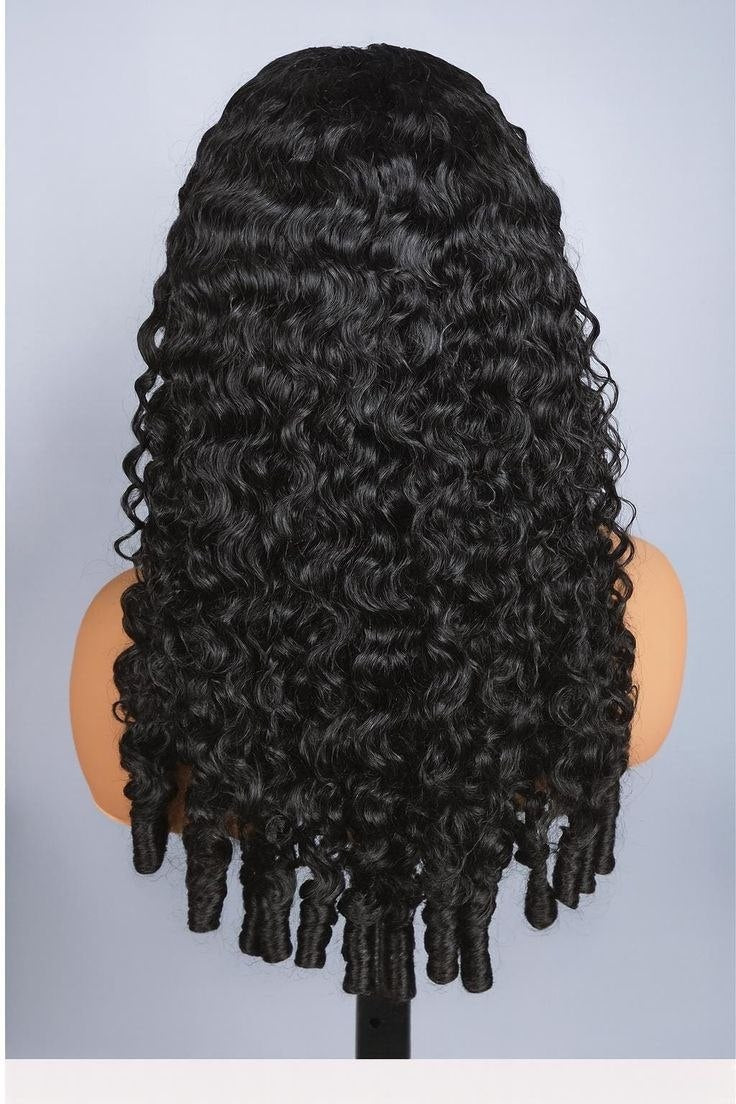 Burmese Curly Human Hair Wig – 13x4 HD Transparent Lace Front | 220% & 250% Density | Pre-Plucked | 16"-30" | Ships from US