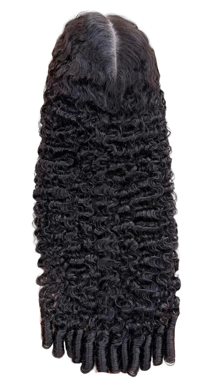 Burmese Curly Human Hair Wig – 13x4 HD Transparent Lace Front | 220% & 250% Density | Pre-Plucked | 16"-30" | Ships from US