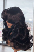 250% Density Body Wave Human Hair Wigs 13X4 Lace Front Human Hair Wig Pre Plucked Bleached Knots Wigs Human Hair
