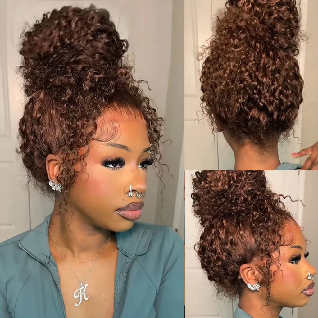 360 HD Lace Water Wave Wig | Glueless Pre-Cut | 180% & 200% Density | 18"-34" | Natural Black | VS HAIR