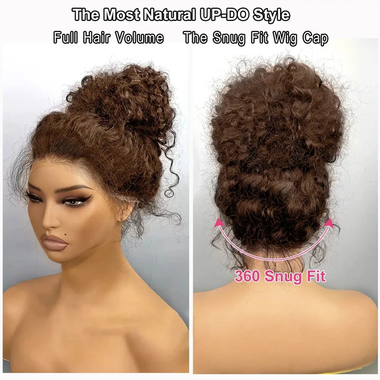 360 HD Lace Water Wave Wig | Glueless Pre-Cut | 180% & 200% Density | 18"-34" | Natural Black | VS HAIR