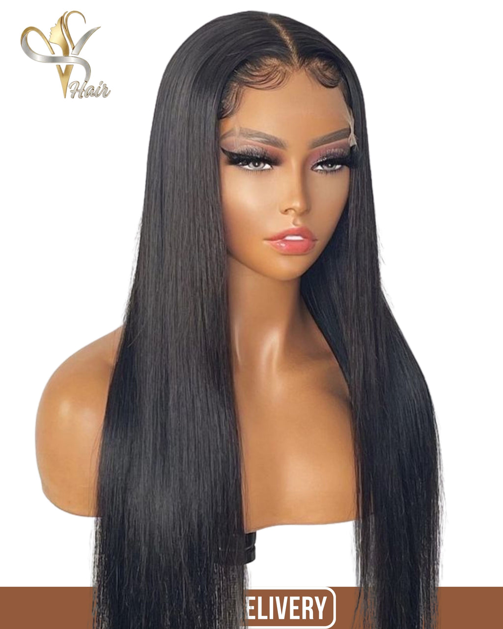 250% Brazilian Straight Human Hair Lace Wig