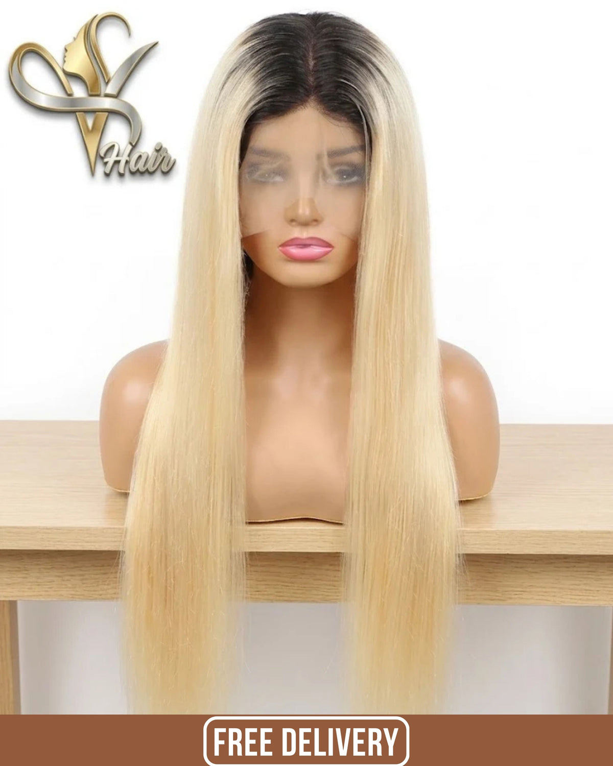 1B/613 Ombre 13x6 Lace Wig