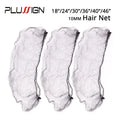 20-46Inch Black 20Pcs/Lot Hairnets For Wigs Long Hair Nets Elasticity Invisible Ballet Bun Hair Net Wig Accessories Wig Cap