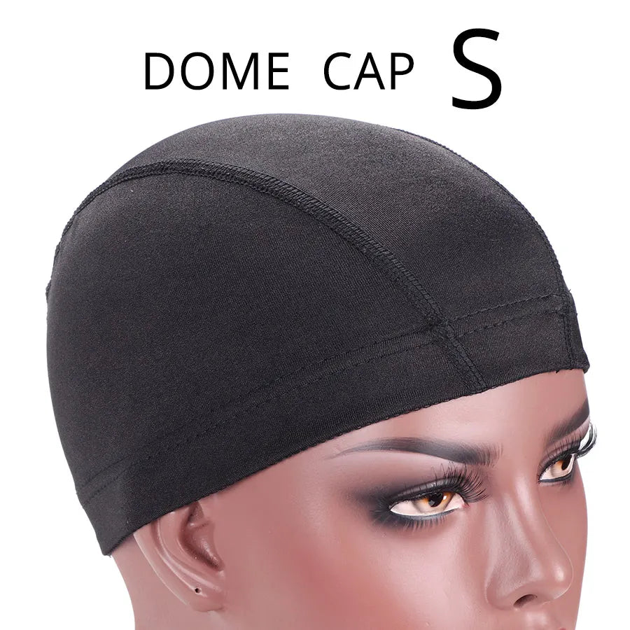 Spandex Dome & Mesh Wig Cap for Wig Making – Stretchy Nylon Cap | S, M, L | Dome & Mesh Styles