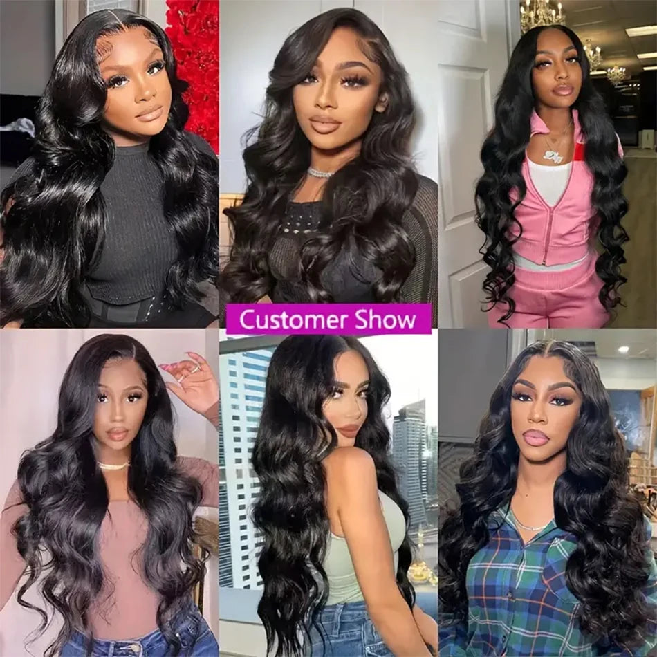 3 Bundles With Frontal 13x4 Brazilian Body Wave Virgin Hair Lace Closure with Bundles Raw Unprcessed Human Hair Extensions