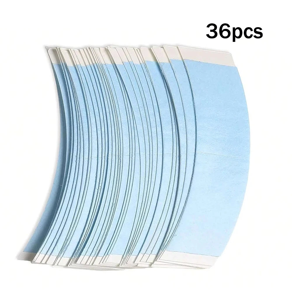 Double Sided Hair Extension Tape – Adhesive Replacement Tabs for Tape-In Extensions | 36 to 780 Pcs