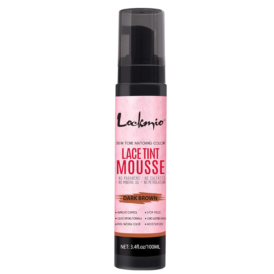 Lace Tint Spray & Foam Mousse – Invisible Lace Colorant for Wigs | Dark, Medium & Light Brown | 100ml