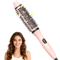 1.5" Heated Round Brush – Thermal Styling Brush for Blowout, Curls & Volume | 6 Heat Settings | Dual Voltage | Negative Ion Technology