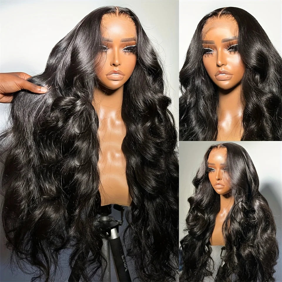 Lafino Wig 360 Full Lace Wig Human Hair Pre Plucked Hd Body Wave 230 Density Lace Wig 360 Lace Frontal Wigs Invisible Drawstring
