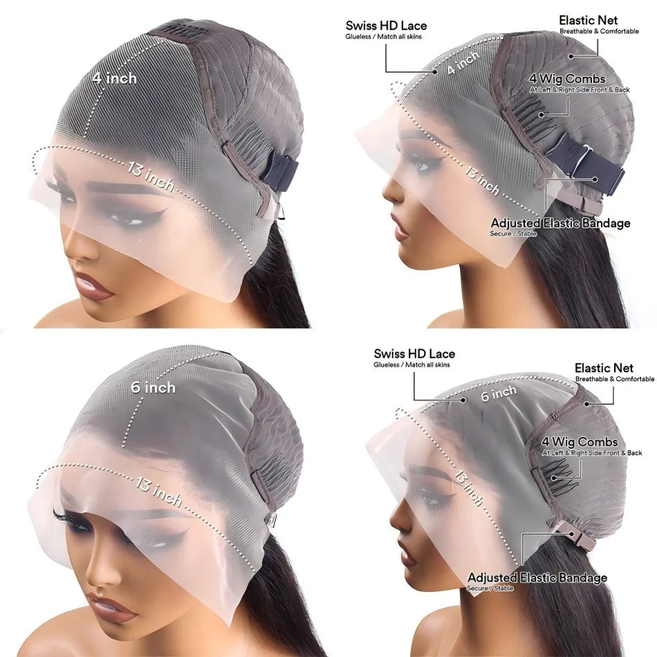 13X6 Hd Lace Frontal Wig 99J Burgundy Straight Human Hair Wigs 100% Preplucked Brazilian Colored Lace Front Wig 220 Density 36In