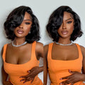 Short Bob Body Wave HD Lace Wig – Raw Vietnamese Virgin Hair | Double Drawn | Pre-Cut | 8–14 Inches | 13x4, 4x4 & 4x1
