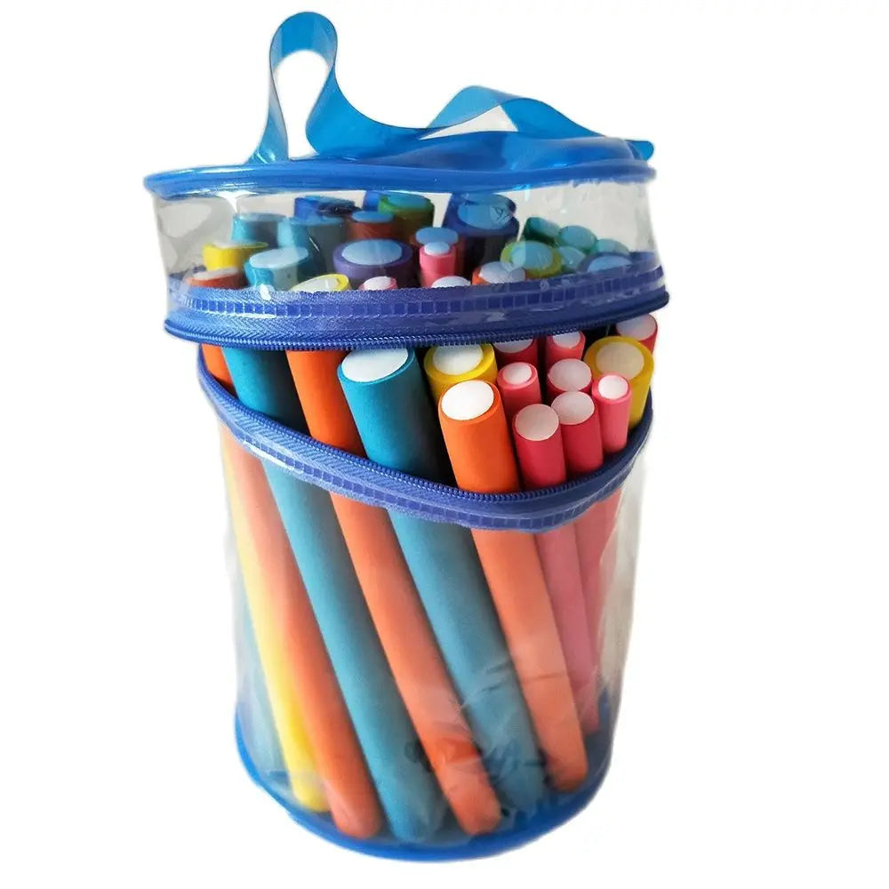 42 Pcs/Lot Heatless Curling Rod Soft Sponge Hair Curler Roller Foam Bendy Twist Curls Tool DIY HairStyling Hairdressing Tools