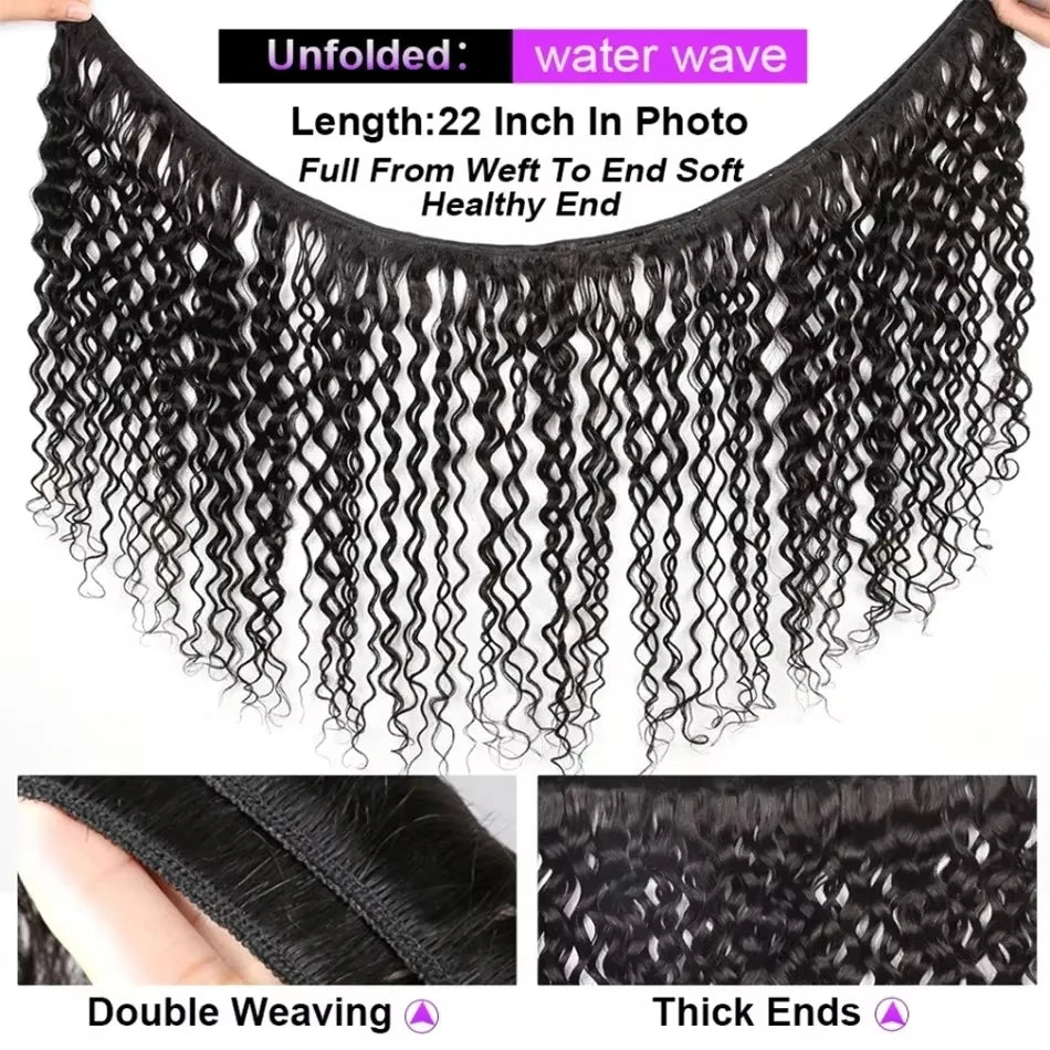 Deep Wave Brazilian Hair Bundles – Remy Human Hair