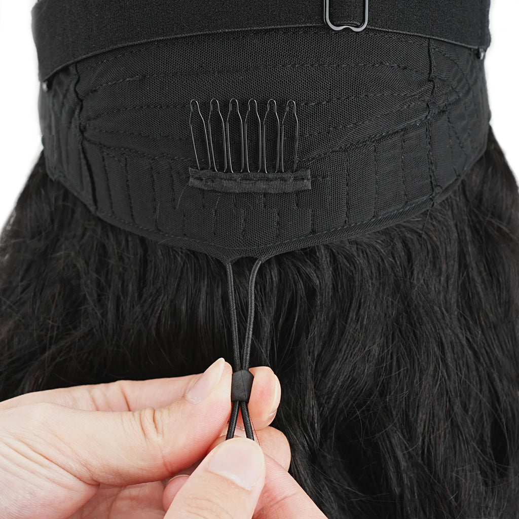 V Part Body Wave Wig | No Glue No Leave Out | Brazilian Remy Human Hair | 180% & 200% Density | 16"-32" | VS HAIR