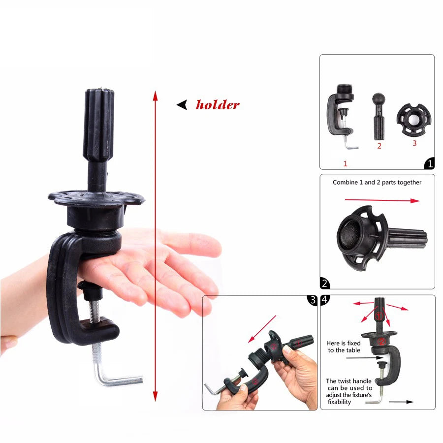 21-24inch Canvas Block Poly Head Wig Making Head Weft/Wig Display Styling Mannequin Head Manikin Head Dryer