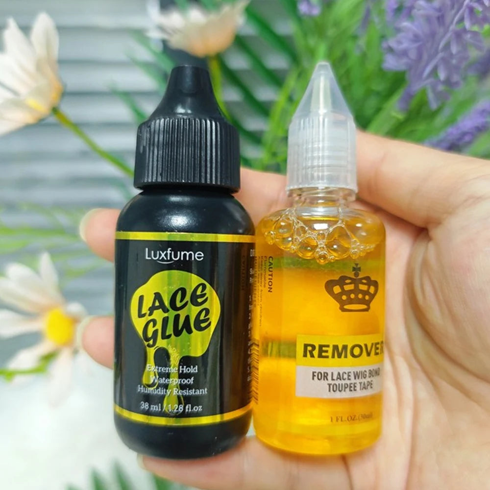 Wig Glue Extra Hold Waterproof Lace Front Super Bonding Adhesive Glue For Wig lace glue Hair Glue Hair Styling Tools lace glue