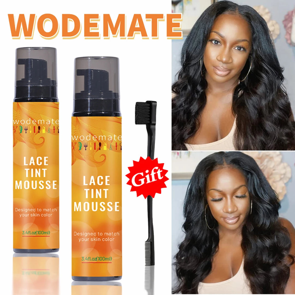 Lace Tint Mousse & Spray for Wigs – Waterproof | Light Brown, Brown, Dark Brown | Quick Dry | No Residue | 1, 3 & 5 Pack