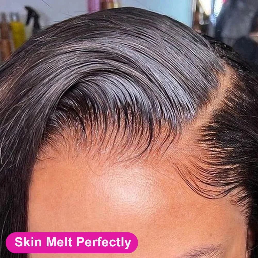 Pixie Cut Straight Bob Wig – 13x4 Lace Front & T-Part | Brazilian Remy Human Hair | 150% & 200% Density | 6" | For Women