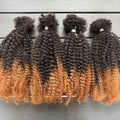 4C Afro Kinky Curly Human Hair Bulk Extensions – No Weft | Micro Locs, Braids & Twists