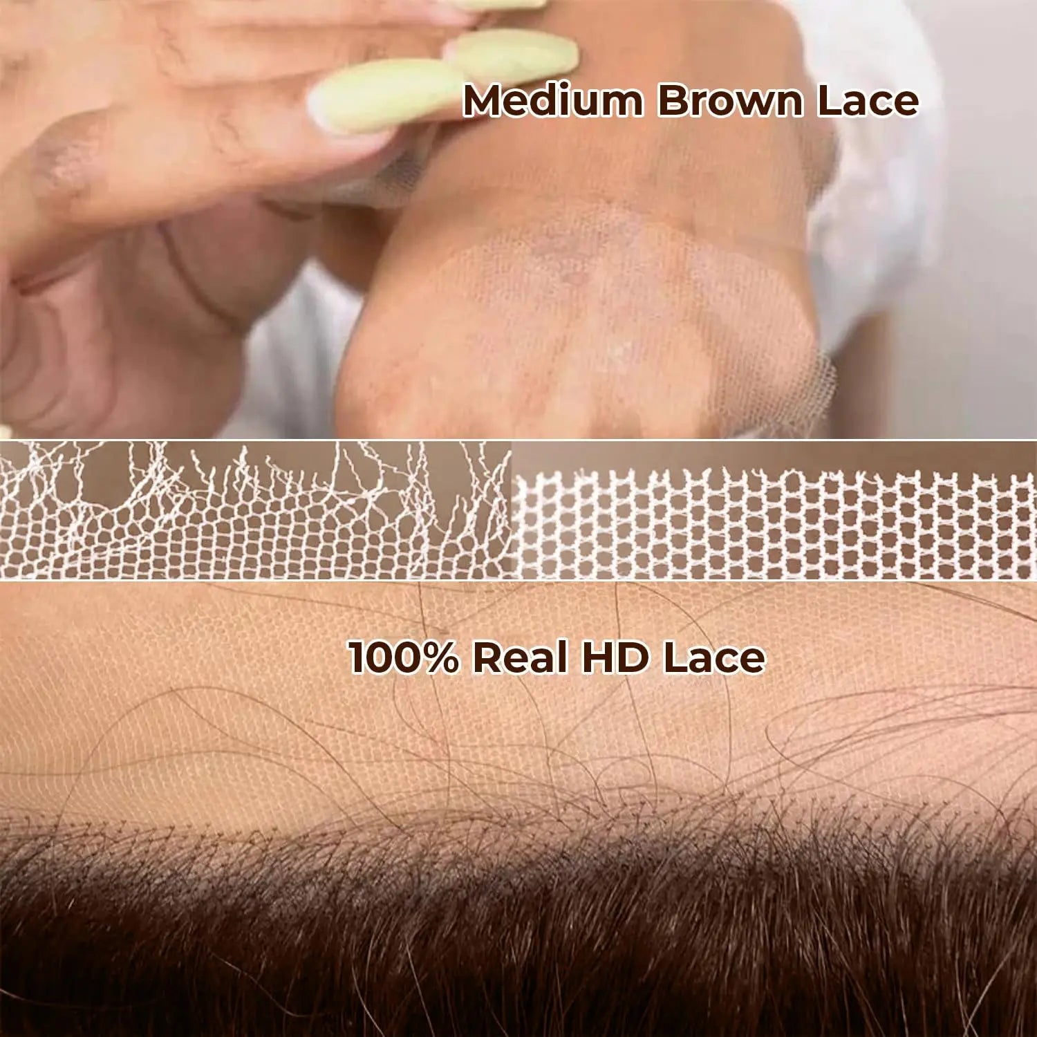 250 Density 13x4 FULL SKINLIKE HD lace front wigs Human Hair Chocolate Brown Pre Plucked Real 15A 0.10mm Ultra-thin Invisible