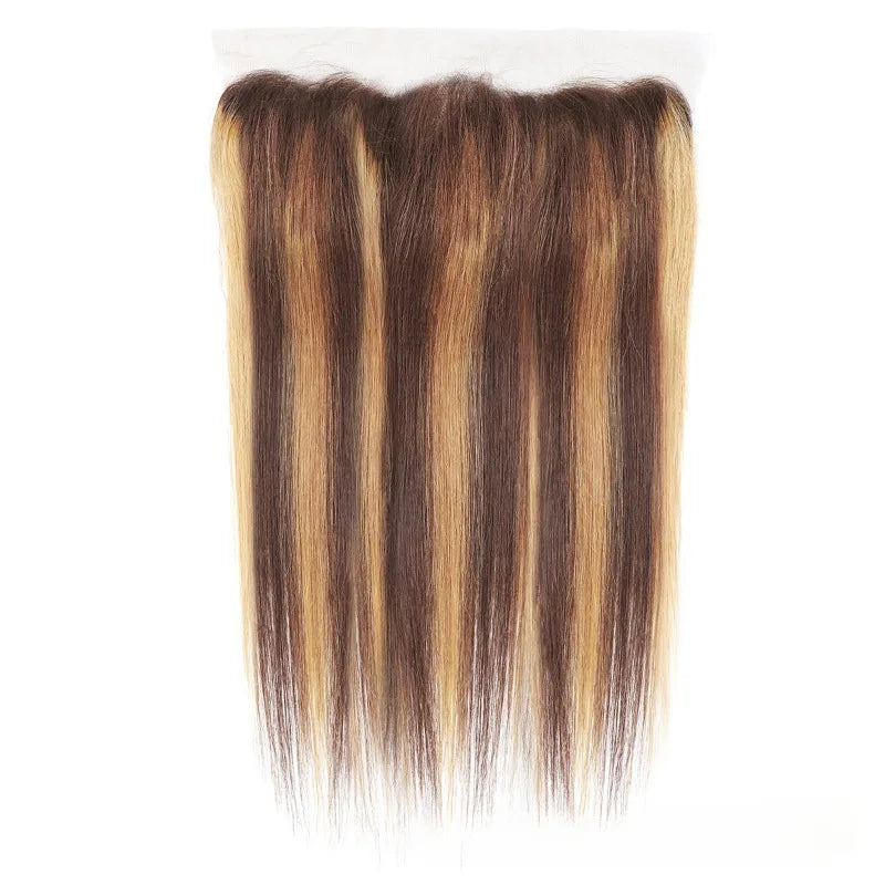 Highlight P427 Straight Body Wave Kinky Curly 13x4 Human Hair Lace Frontal Ear To Ear Swiss Lace Full End Brazilian Virgin Hair