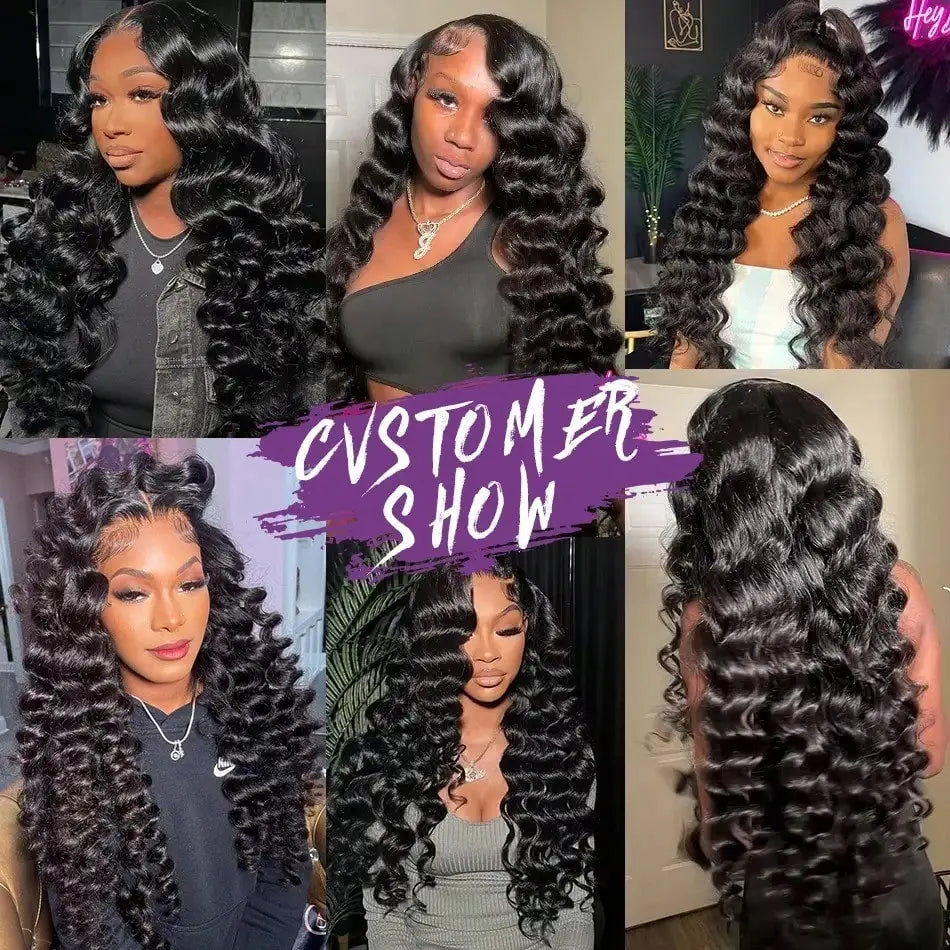 HD Lace Deep Wave Frontal Wig – 13x4, 13x6 & 5x5 Glueless | Pre-Plucked | 200% Density | 16–42 Inches