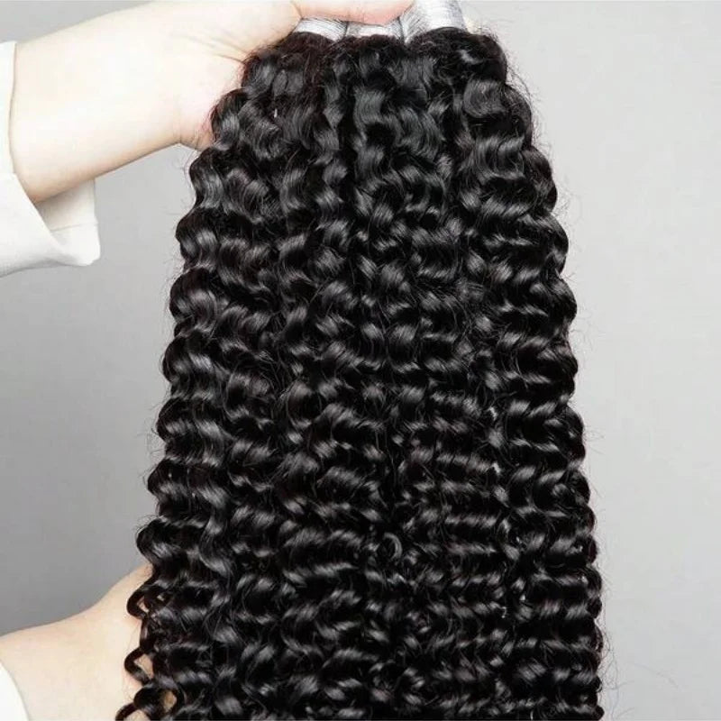 Human Braiding Hair Deep Water Wave Bulk 110g 2 Bundles Human Hair Bulk For Braiding Full And Thick No Weft Human Hair Extension