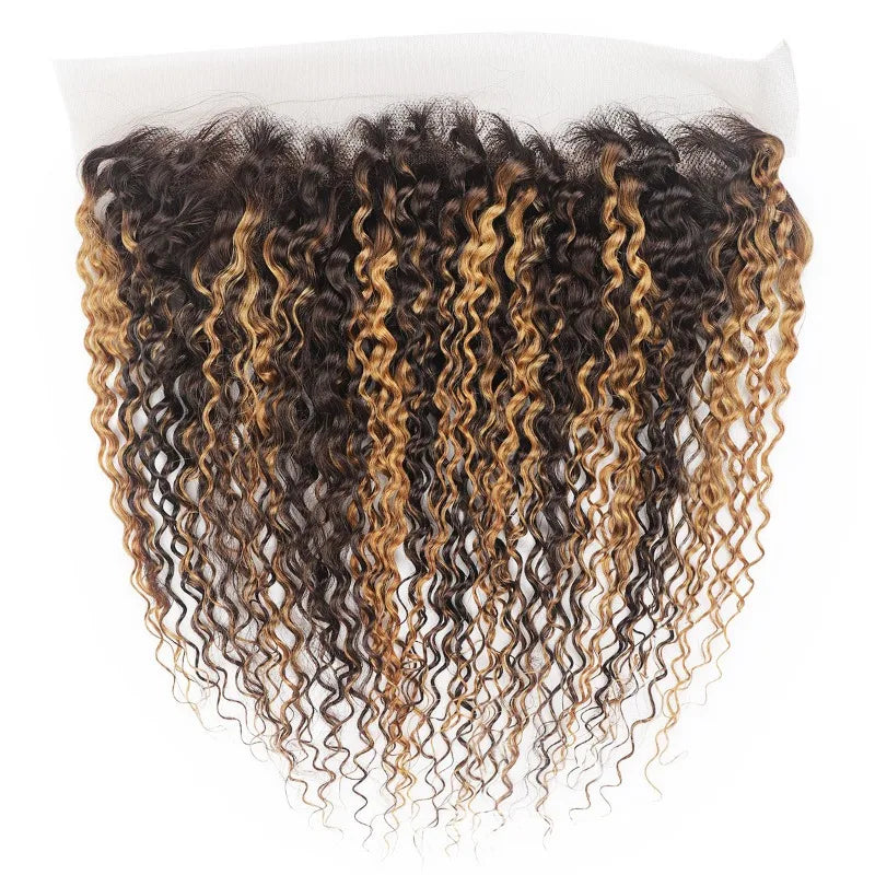 Highlight P427 Straight Body Wave Kinky Curly 13x4 Human Hair Lace Frontal Ear To Ear Swiss Lace Full End Brazilian Virgin Hair