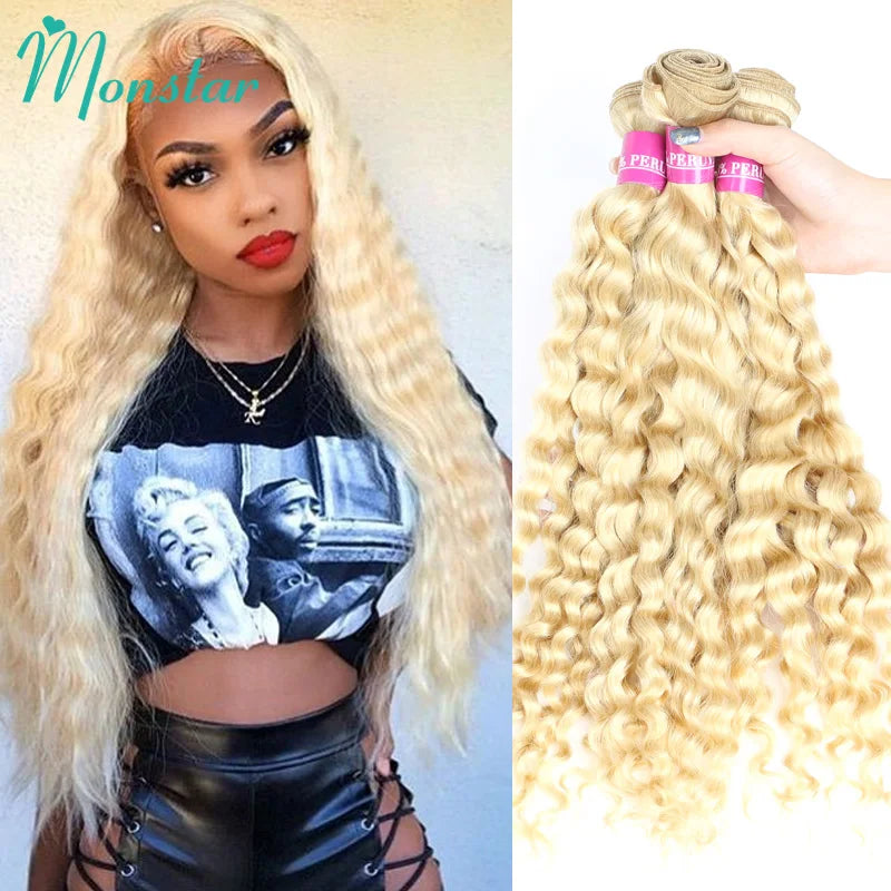 613 Deep Wave Bundles – Remy Malaysian Hair