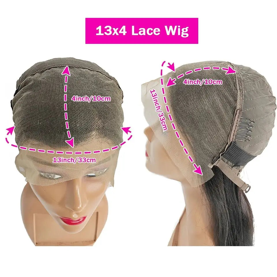 Pixie Cut Straight Bob Wig – 13x4 Lace Front & T-Part | Brazilian Remy Human Hair | 150% & 200% Density | 6" | For Women