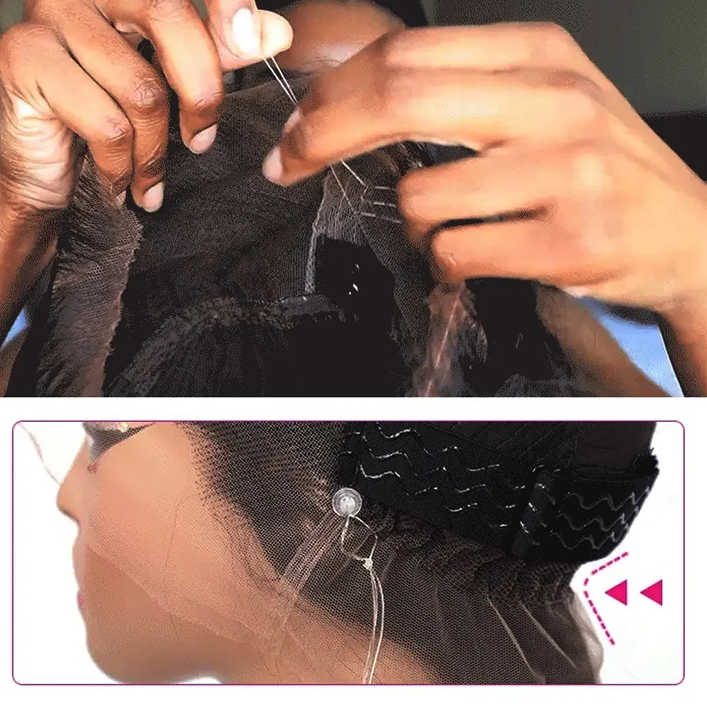 360 Full Lace Body Wave Wig | Invisible Drawstring Invisi Strap | Glueless | Brazilian Remy Hair | 180% & 250% Density | 18"-36" | VS HAIR