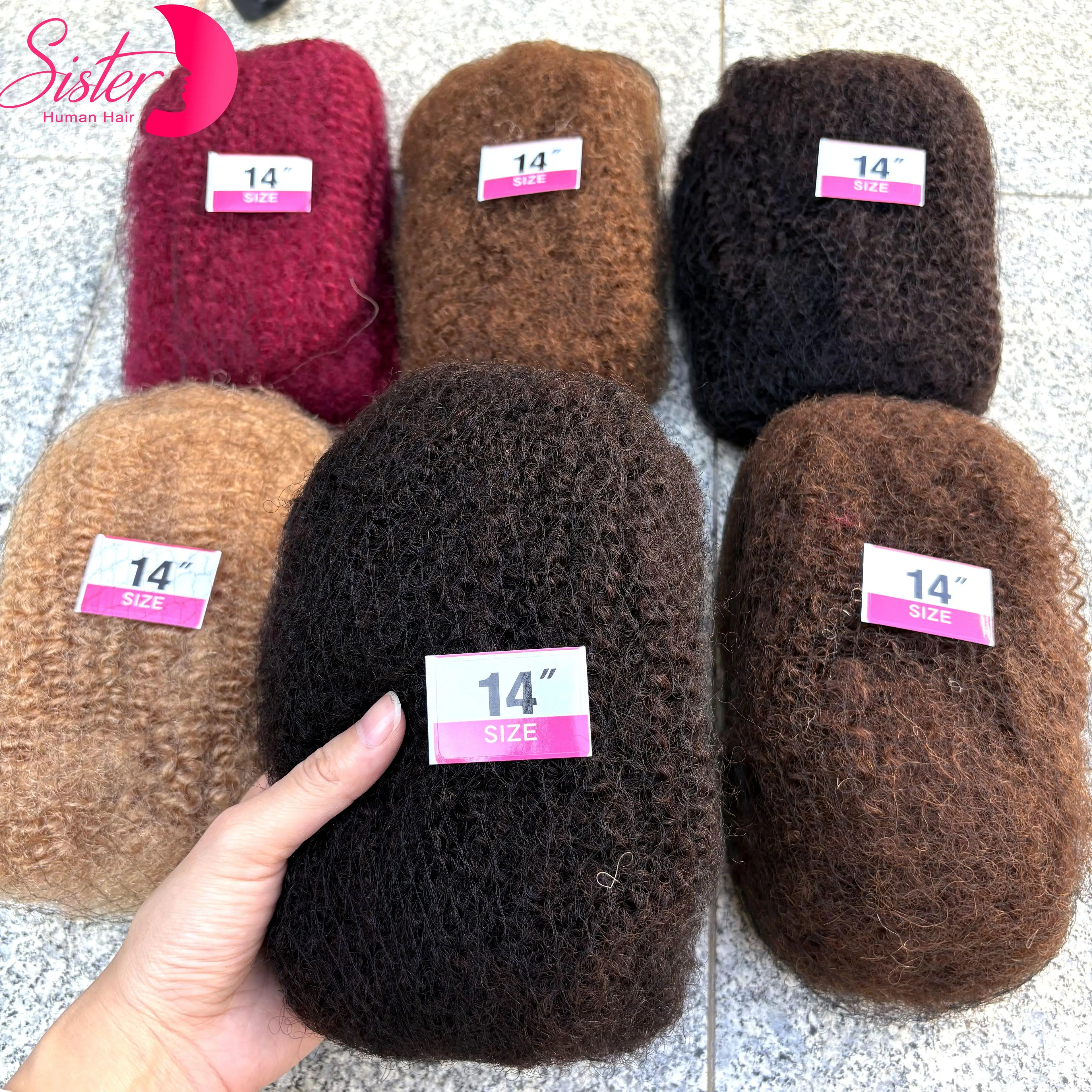 4C Afro Kinky Bulk Human Hair – 30g/Pack | Locs, Twists & Braids Extensions