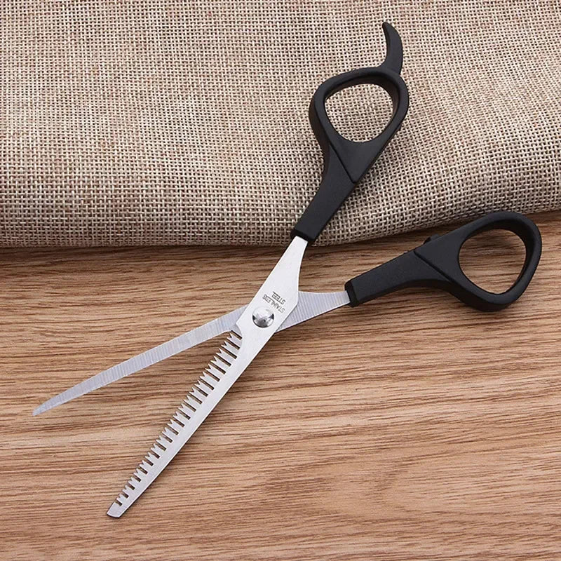 Professional Hair Scissors Set – 3 Pcs | Cutting Shears + Thinning Scissors + Comb | Stainless Steel | For Wigs & Natural Hair