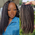 Brazilian Kinky Straight Hair Bundles – Yaki Texture Virgin Human Hair | 8–30 Inches | 3 & 4 Bundle Deals