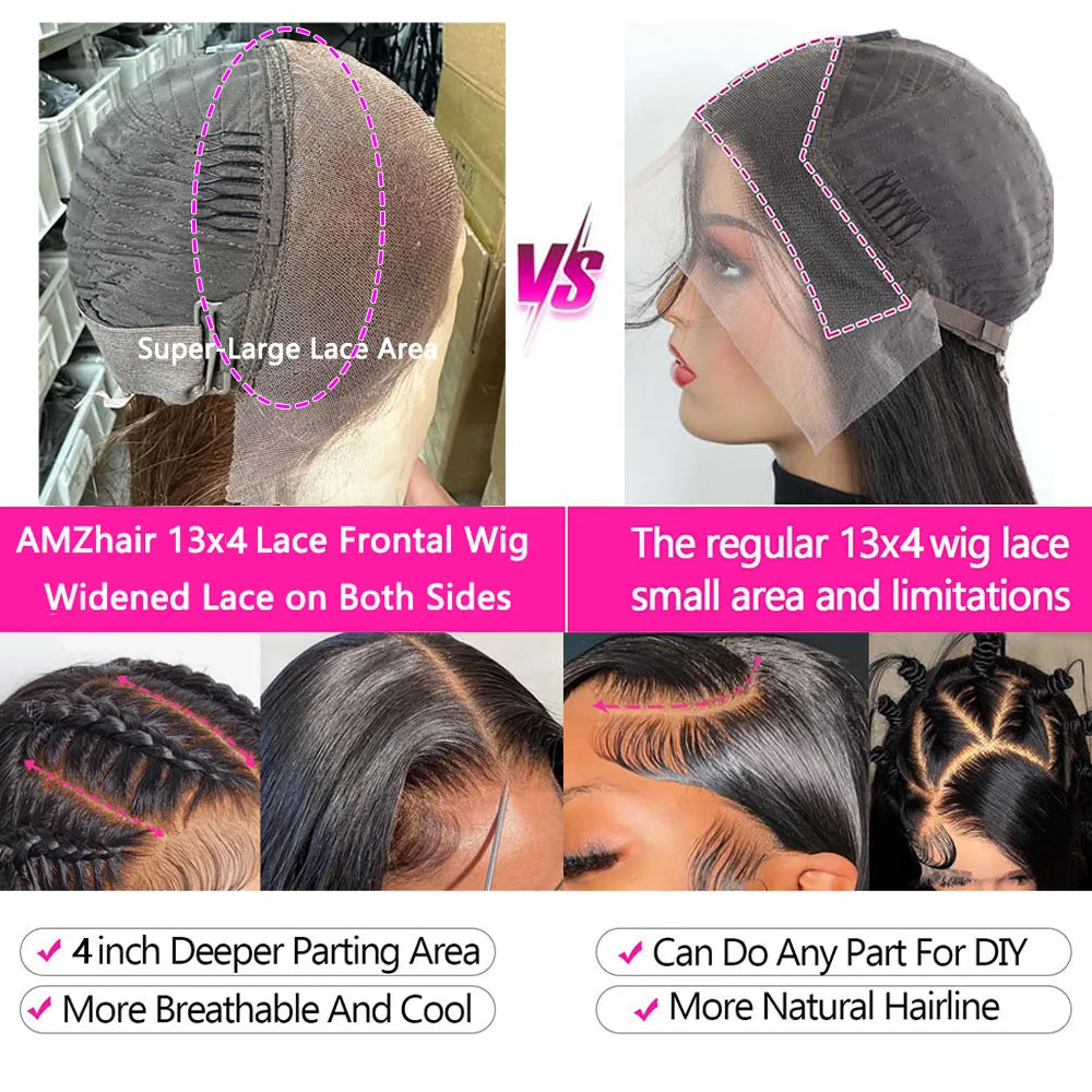 Yaki Kinky Straight Human Hair Wig – 13x4 HD Lace Front & 4x4 HD Closure | 150% & 180% Density | Pre-Plucked | 16"-36" | Ships from US