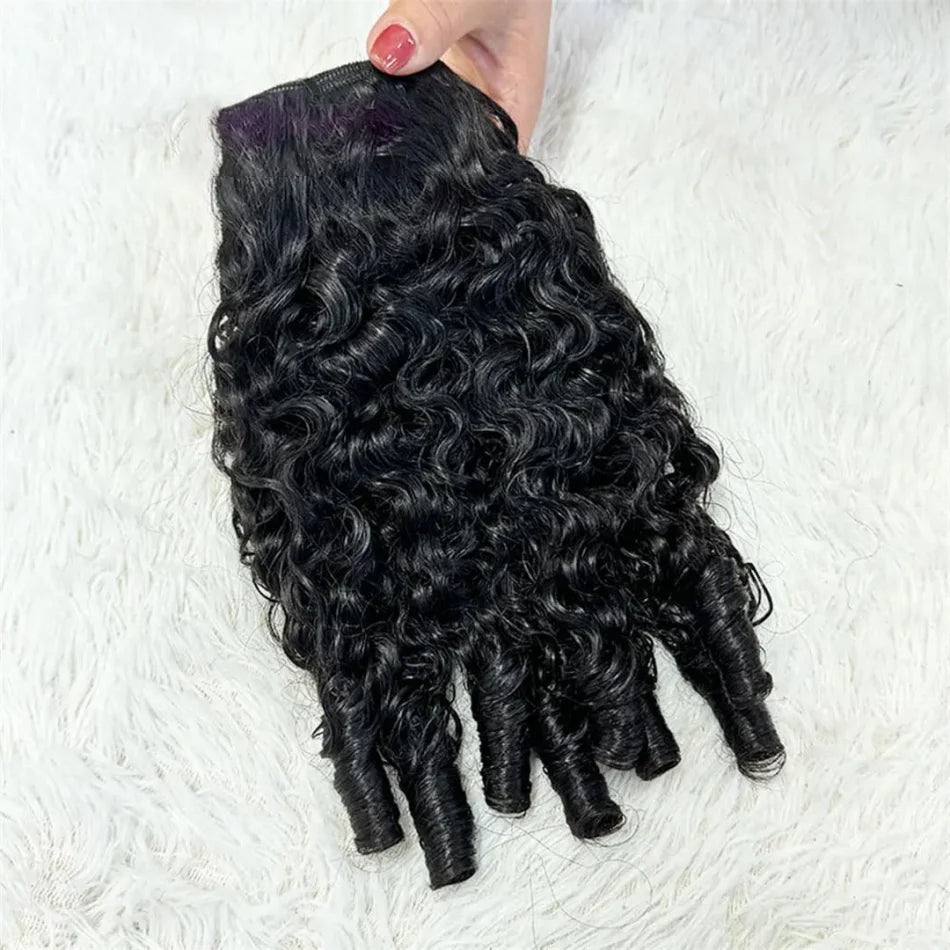 Burmese Curly Human Hair Bundles – 100% Virgin Remy Hair | Sew-In Weave | 14–30 Inches