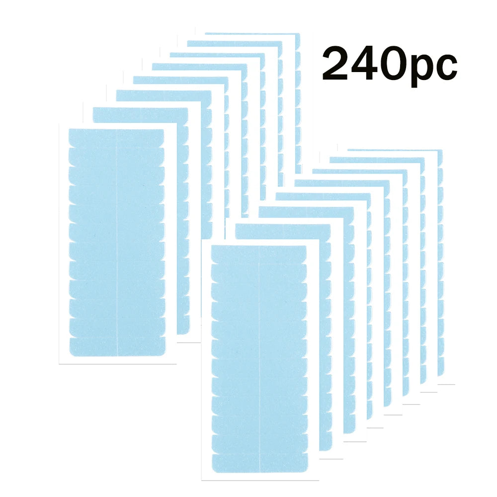 Double Sided Hair Extension Tape – Adhesive Replacement Tabs for Tape-In Extensions | 36 to 780 Pcs