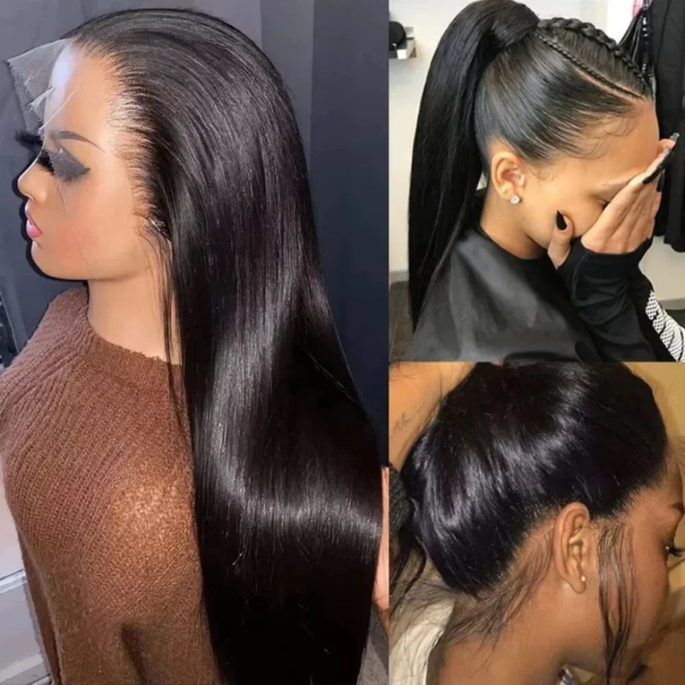 Straight 360 Full Lace Wig | 200%-250% Density | 100% Brazilian Virgin Hair | Invisi Strap | 20"-38" | VS HAIR
