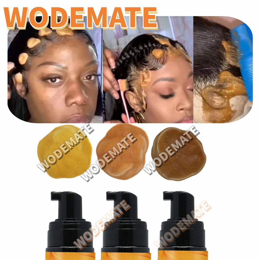 Lace Tint Mousse Waterproof Lace Tint Spray For Lace Wig Light Brown Hair Dye Quick Dry  Wig Grids Concealer No Residue