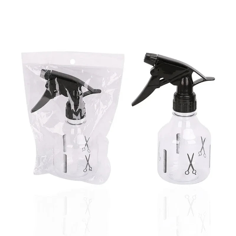 250ml Hair Spray Bottle – Fine Mist Water Sprayer | Salon & Wig Styling | Portable Transparent Plastic | For Hair, Plants & More