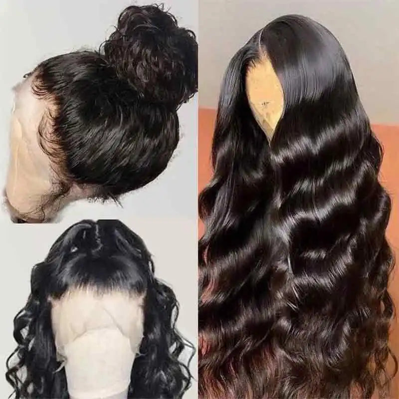 Lafino Wig 360 Full Lace Wig Human Hair Pre Plucked Hd Body Wave 230 Density Lace Wig 360 Lace Frontal Wigs Invisible Drawstring