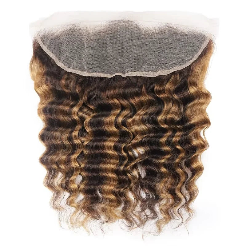 Highlight P427 Straight Body Wave Kinky Curly 13x4 Human Hair Lace Frontal Ear To Ear Swiss Lace Full End Brazilian Virgin Hair