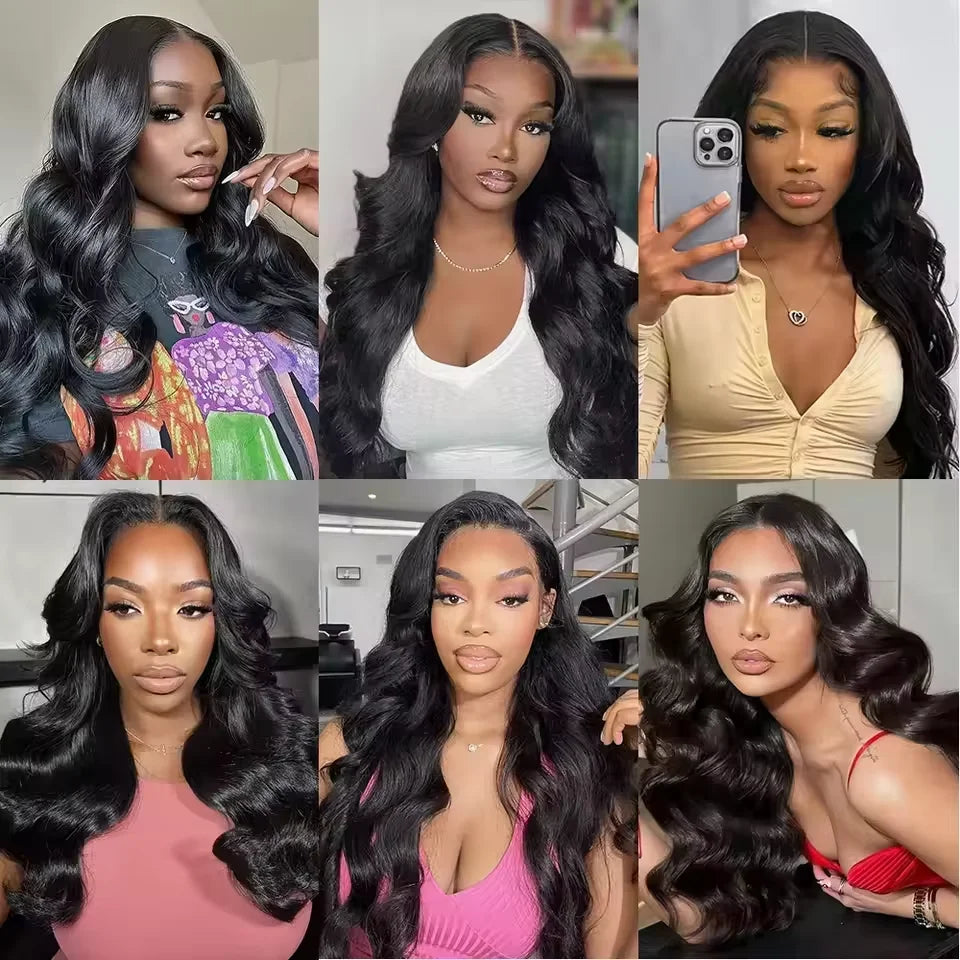 30 32 40 Inch Body Wave 3 4 Bundles Brazilian Remy 100% Unprocessed Raw Virgin Human Hair Wavy Double Bundles Weave Extensions