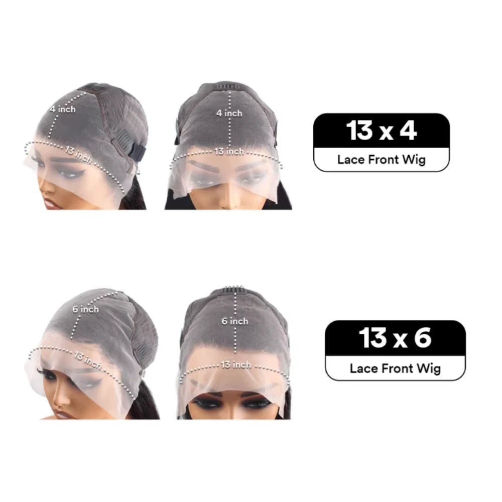 13x6 Hd Lace Frontal Wig Loose Deep Wave Curly Human Hair 100% Preplucked 13x4 Water Wave Front Wigs For Black Women Brazilian