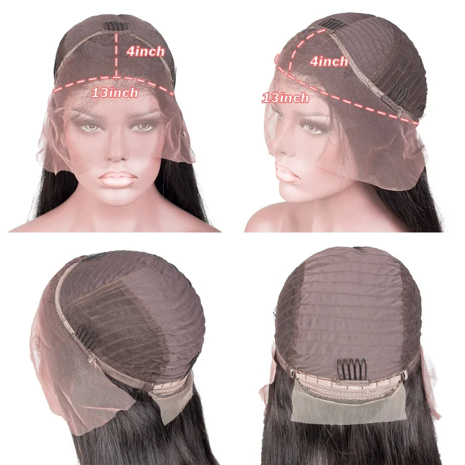 Navy Blue Body Wave Wig – 13x4 & 13x6 HD Lace Front | Colored Human Hair | Pre-Plucked | 16"-34" | Ships from US