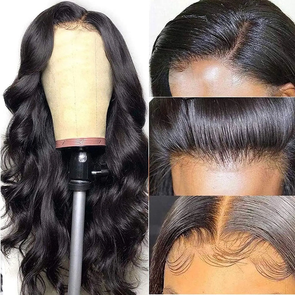Body Wave Glueless Wig – Pre-Plucked HD Lace | 4x4, 6x6, 13x4, 13x6 | 18"-36"