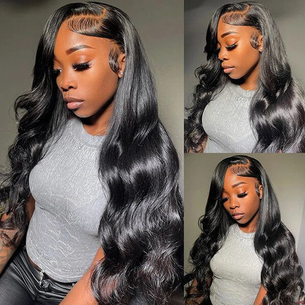 Body Wave Glueless Wig – Pre-Plucked HD Lace | 4x4, 6x6, 13x4, 13x6 | 18"-36"